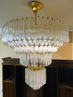 Vintage Murano Glass Chandelier, circa 1960s