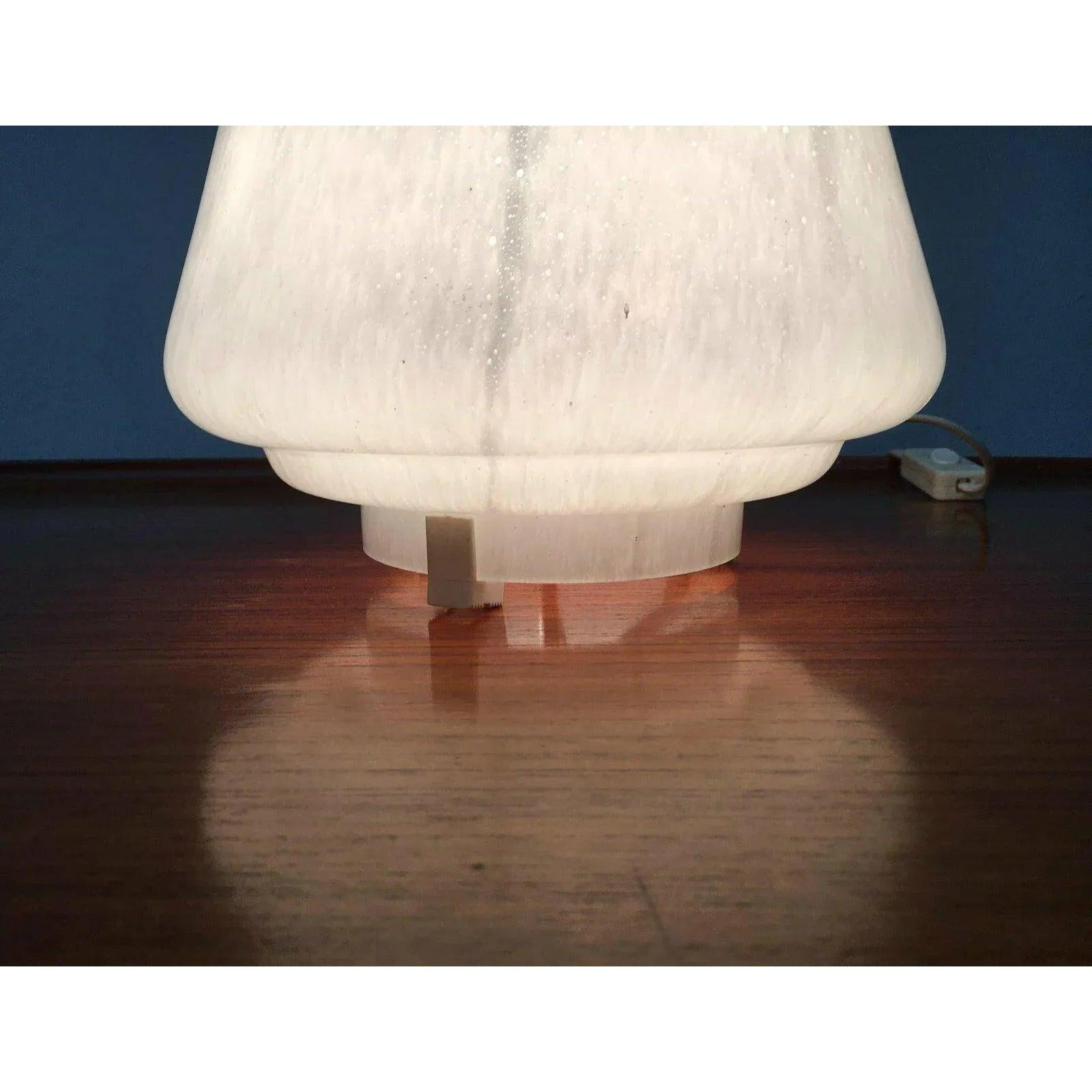 Vintage Murano Glass Cone Table Lamp, 1970s For Sale 1