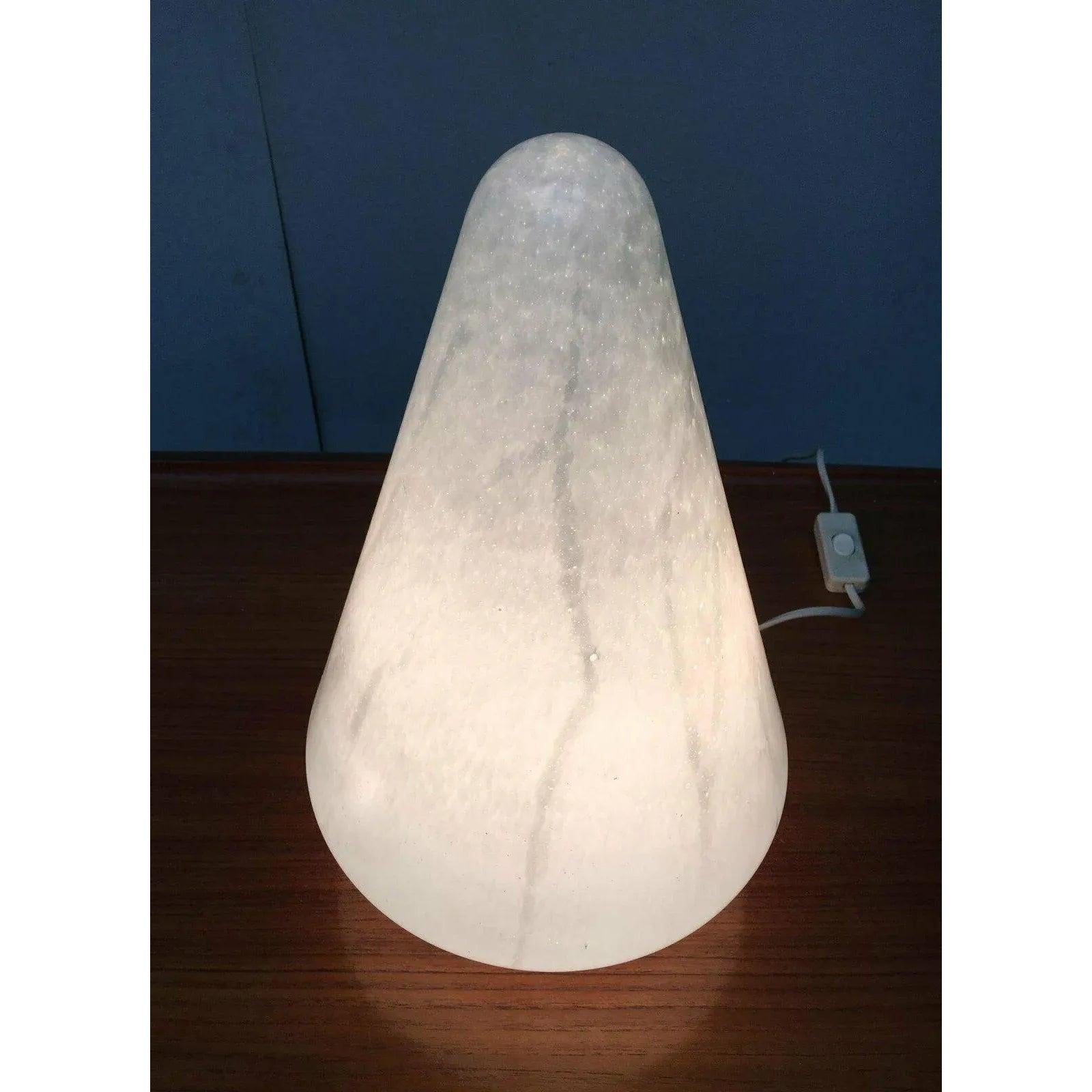 Vintage Murano Glass Cone Table Lamp, 1970s For Sale 4