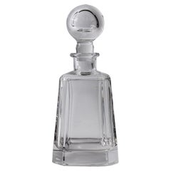 Decanter in vetro di Murano vintage con tappo a sfera, anni '90