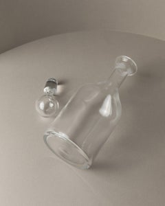 Vintage Murano Glass Decanter with Stopper, Italy, 1980s