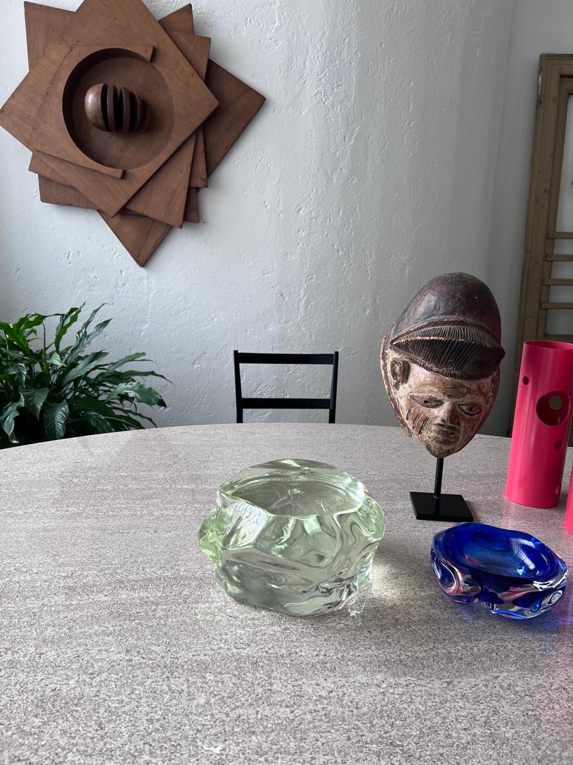 Vintage Murano Glas Dekorative Skulptur / Block, Ungewöhnlich Sammlerstück, Selten im Angebot 4