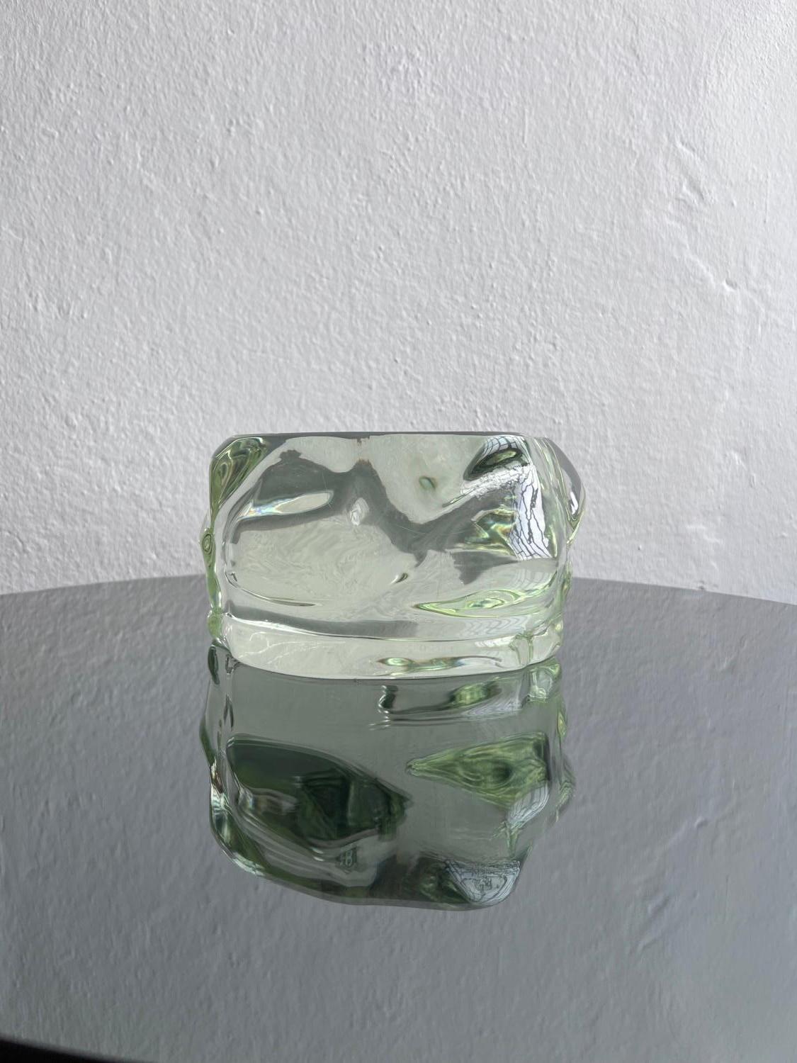 Vintage Murano Glas Dekorative Skulptur / Block, Ungewöhnlich Sammlerstück, Selten im Angebot 5