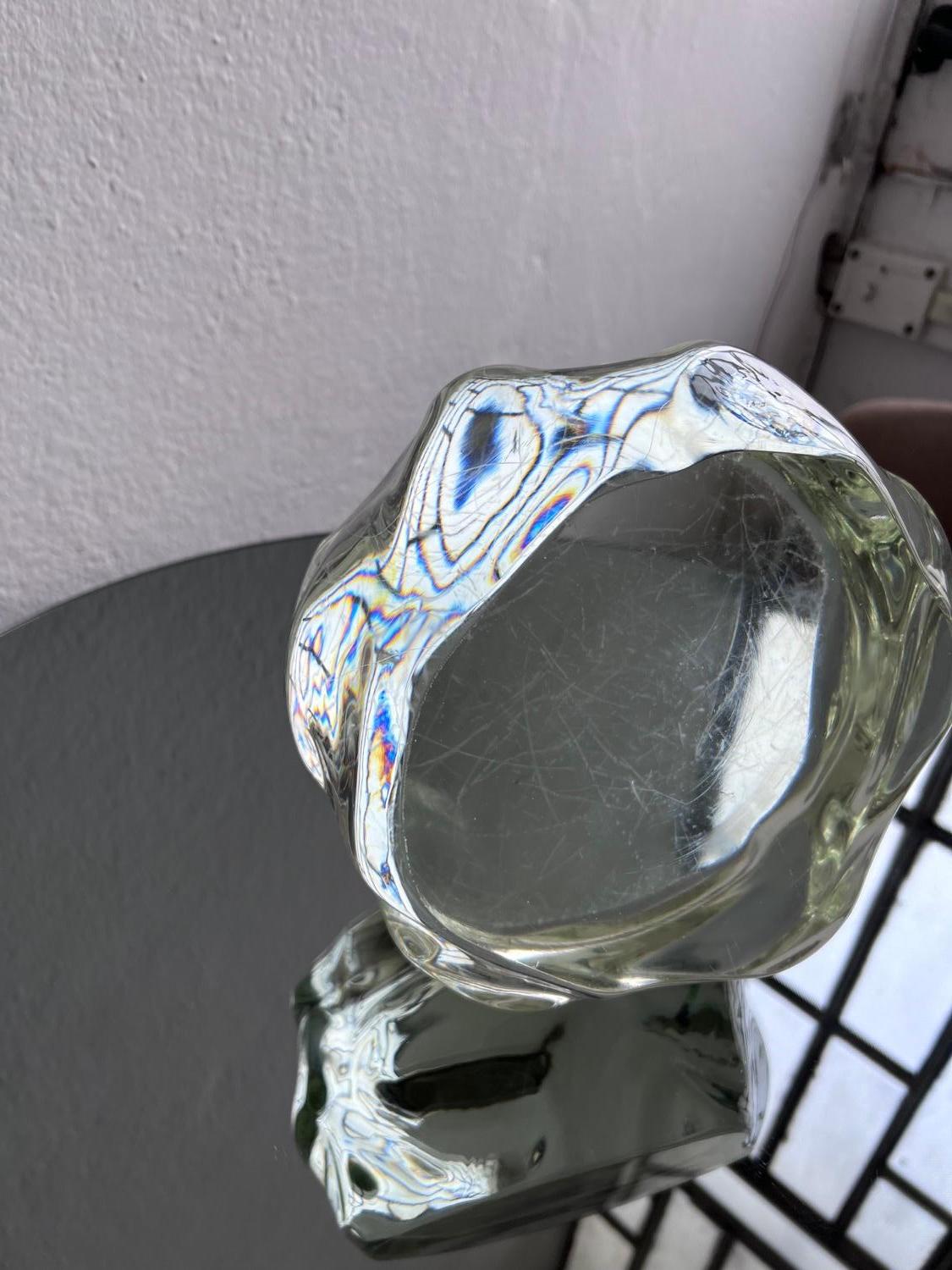 Vintage Murano Glas Dekorative Skulptur / Block, Ungewöhnlich Sammlerstück, Selten im Angebot 1