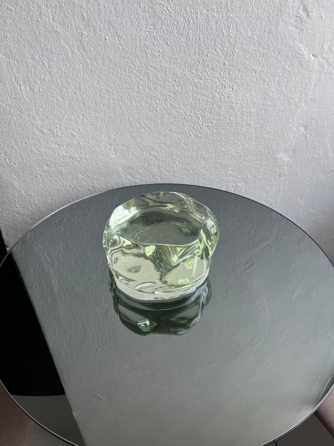 Vintage Murano Glas Dekorative Skulptur / Block, Ungewöhnlich Sammlerstück, Selten im Angebot 2