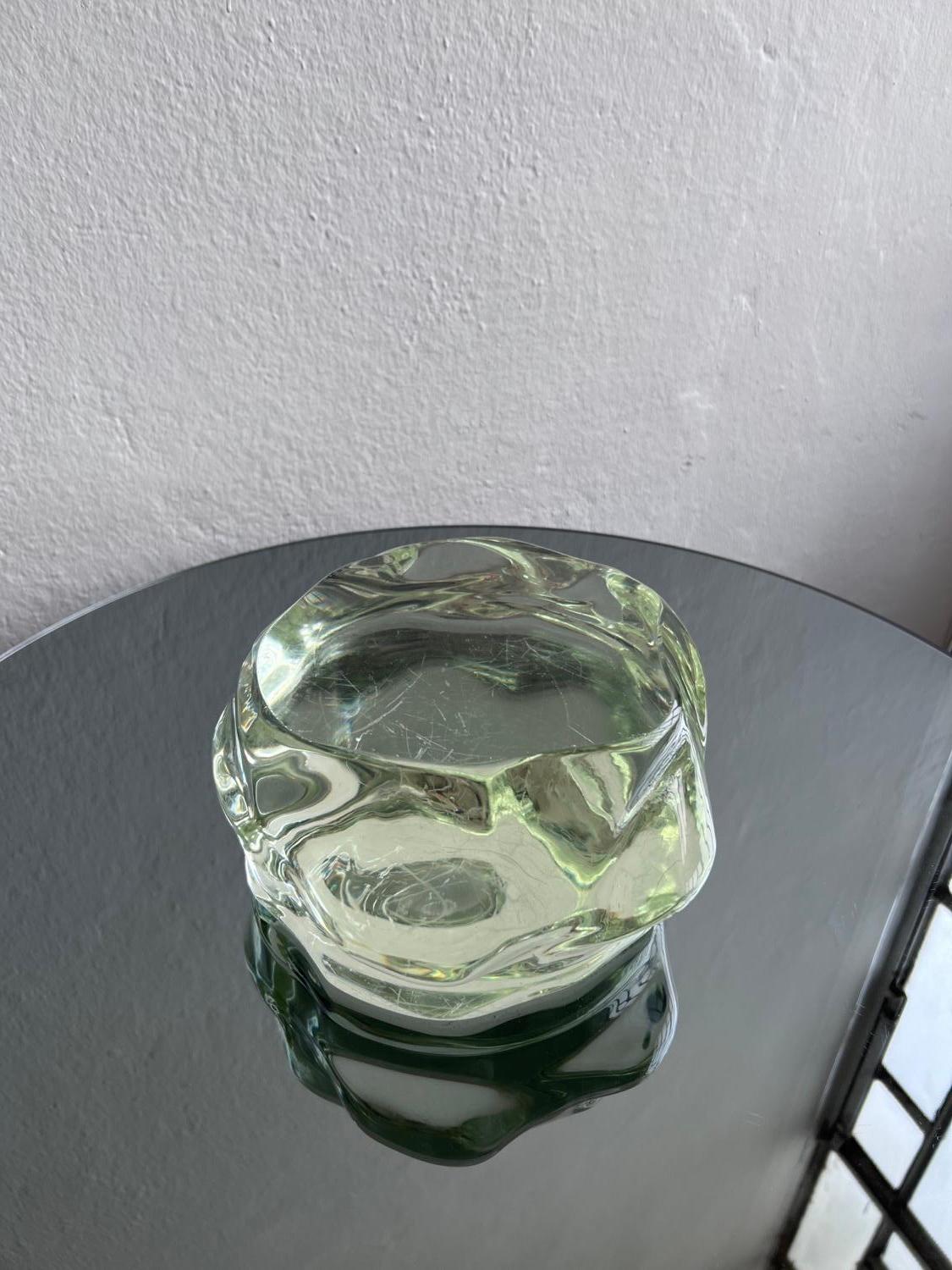 Vintage Murano Glas Dekorative Skulptur / Block, Ungewöhnlich Sammlerstück, Selten im Angebot 3