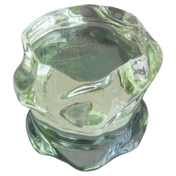 Vintage Murano Glass Decorative Sculpture / Block, Unusual Collectible, Rare