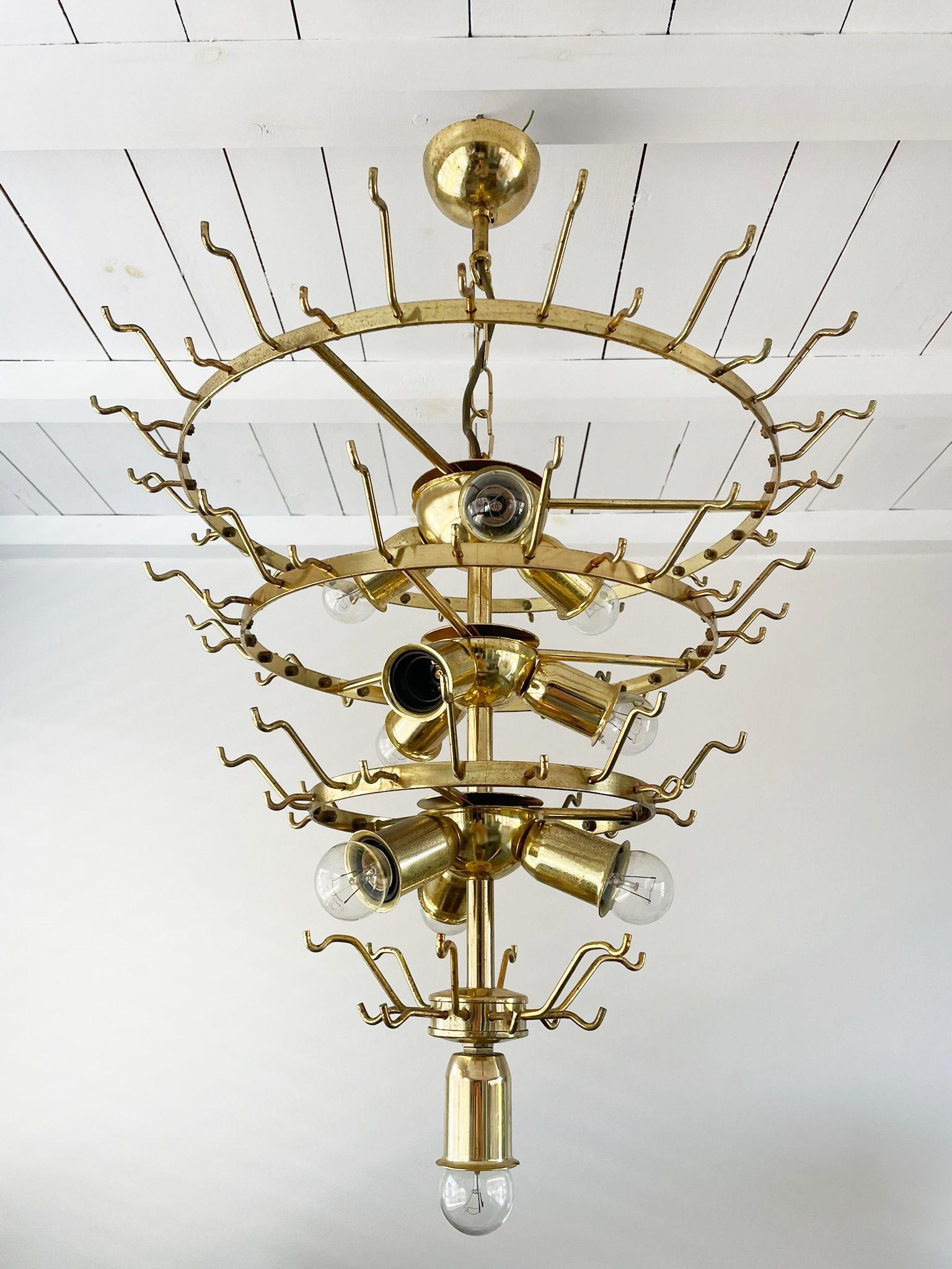 silverware chandelier