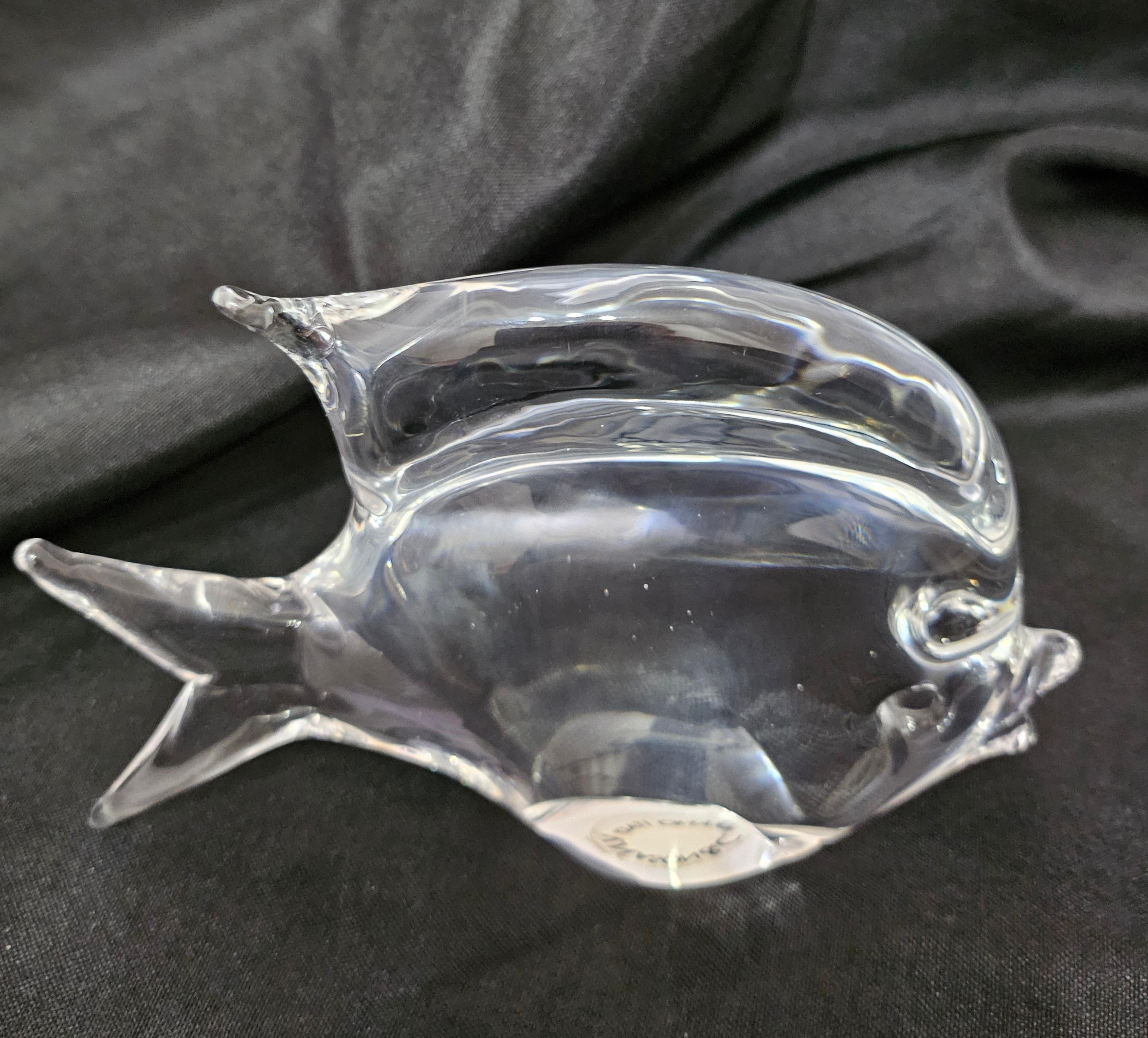 Vintage Murano Glass Fish by V. Nason, Italy. Labelled thusly. In Good Condition For Sale In Warrenton, OR