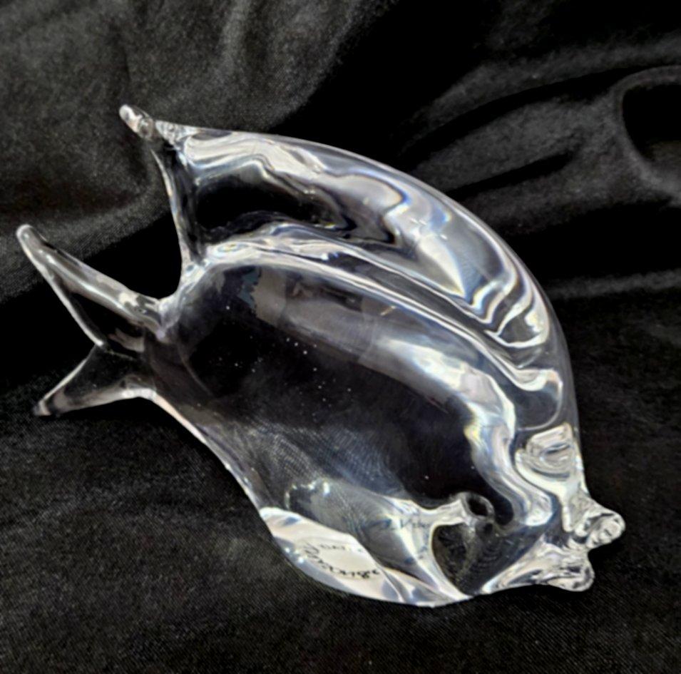 Vintage Murano Glas Fisch von Vincento Nason, Italien, Original Label CLOSING SALE (Moderne der Mitte des Jahrhunderts) im Angebot