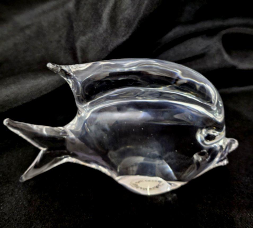 Vintage Murano Glas Fisch von Vincento Nason, Italien, Original Label CLOSING SALE (Italienisch) im Angebot