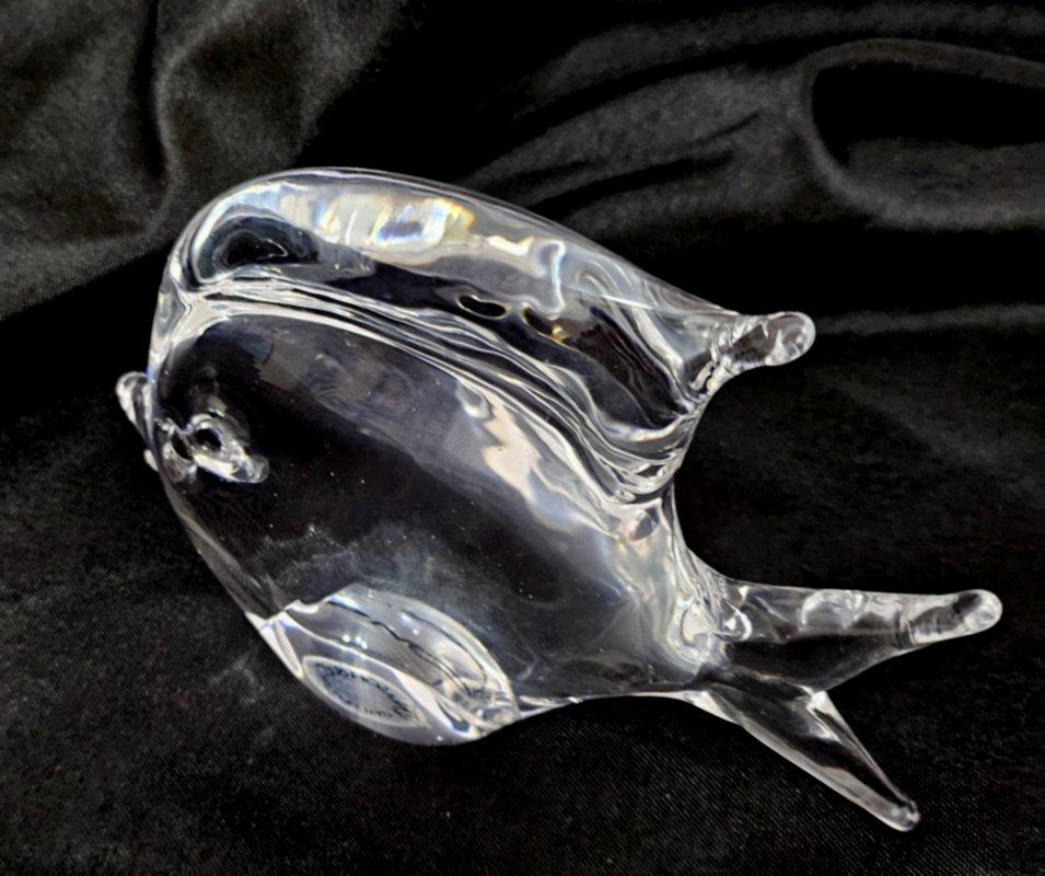 Vintage Murano Glas Fisch von Vincento Nason, Italien, Original Label CLOSING SALE im Zustand „Gut“ im Angebot in Warrenton, OR