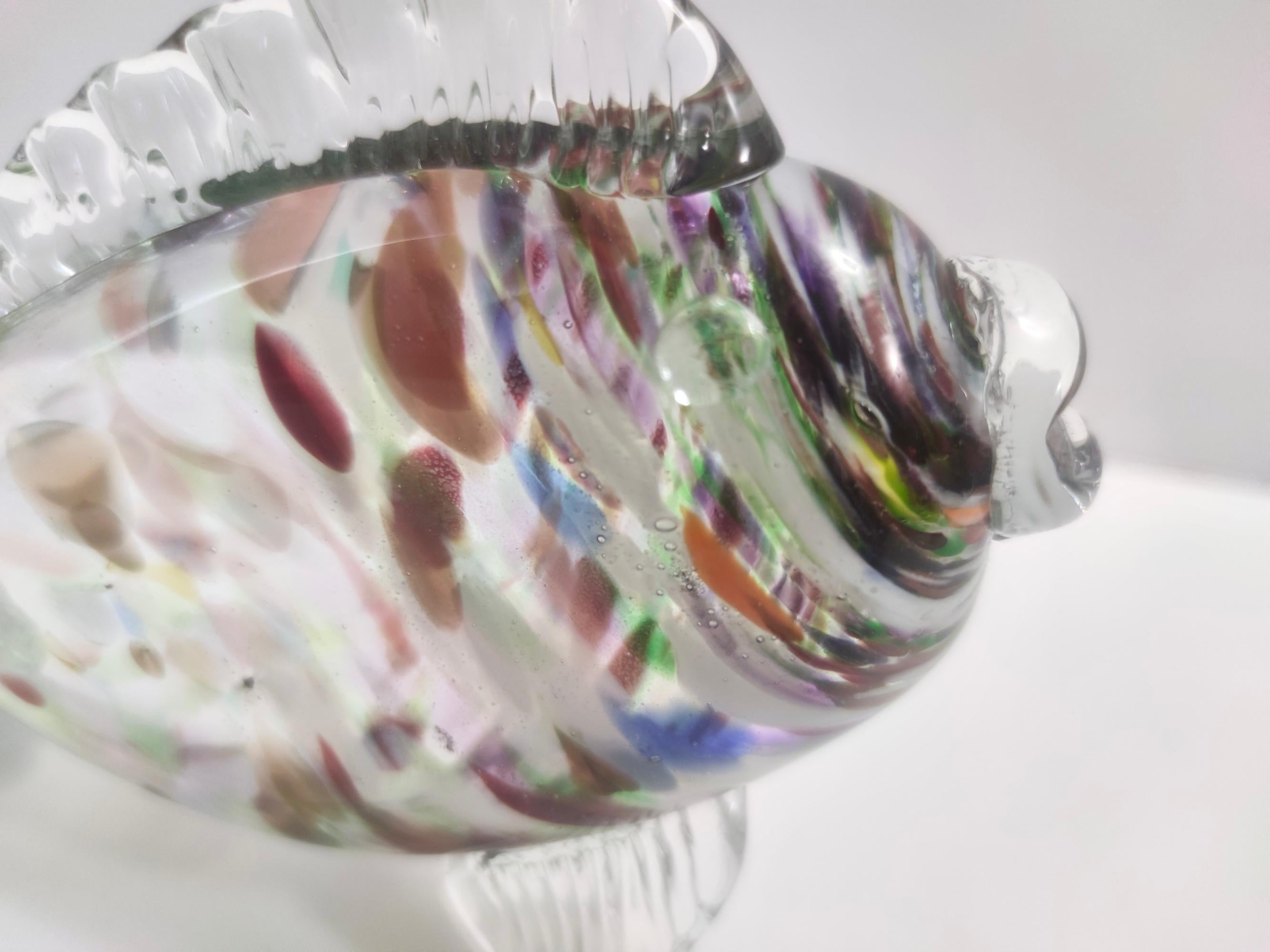 Figurine décorative de poissons en verre de Murano par Fratelli Toso, Italie en vente 4