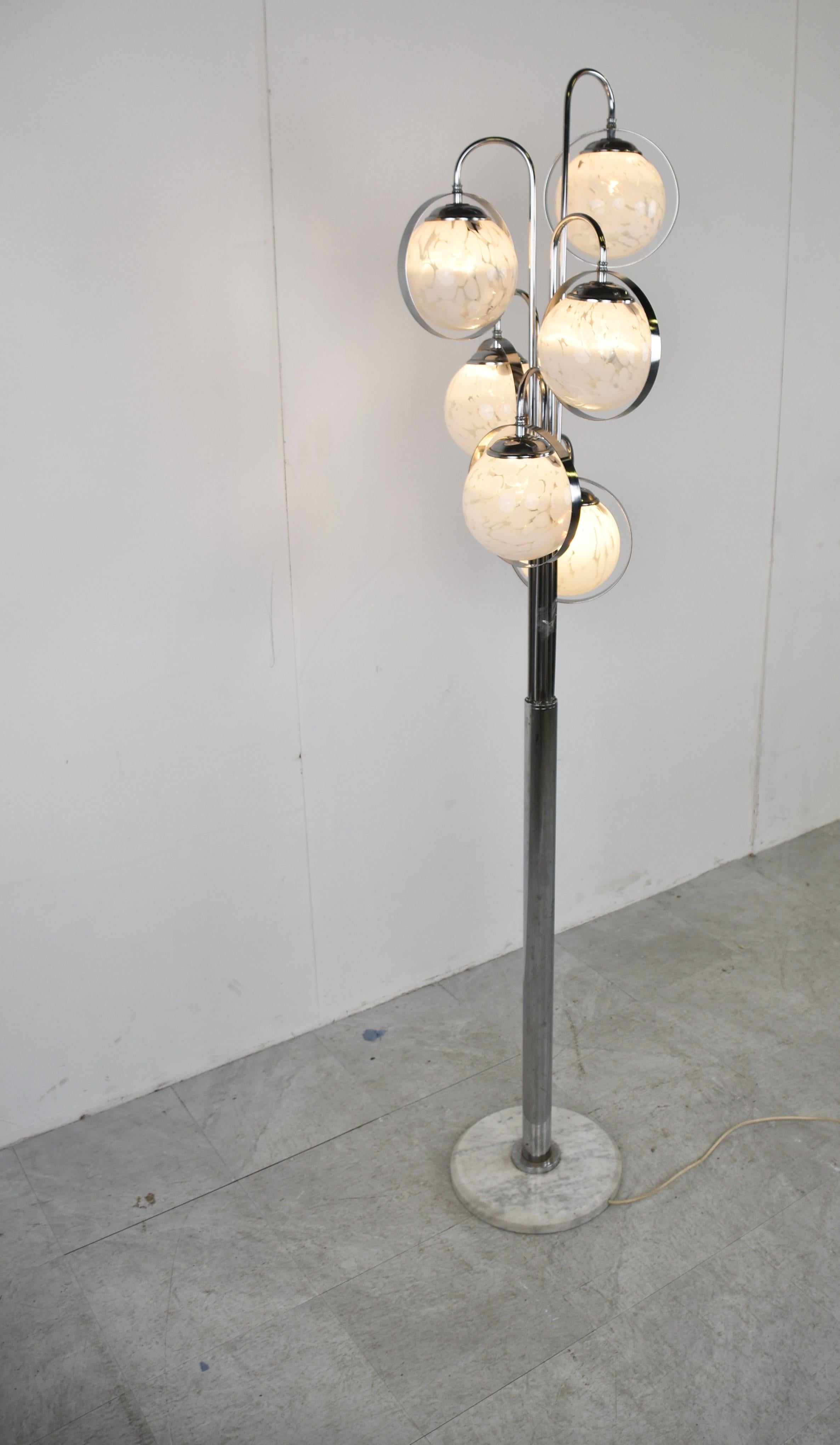 Vintage Murano Glass Floor Lamp, 1970s For Sale 4