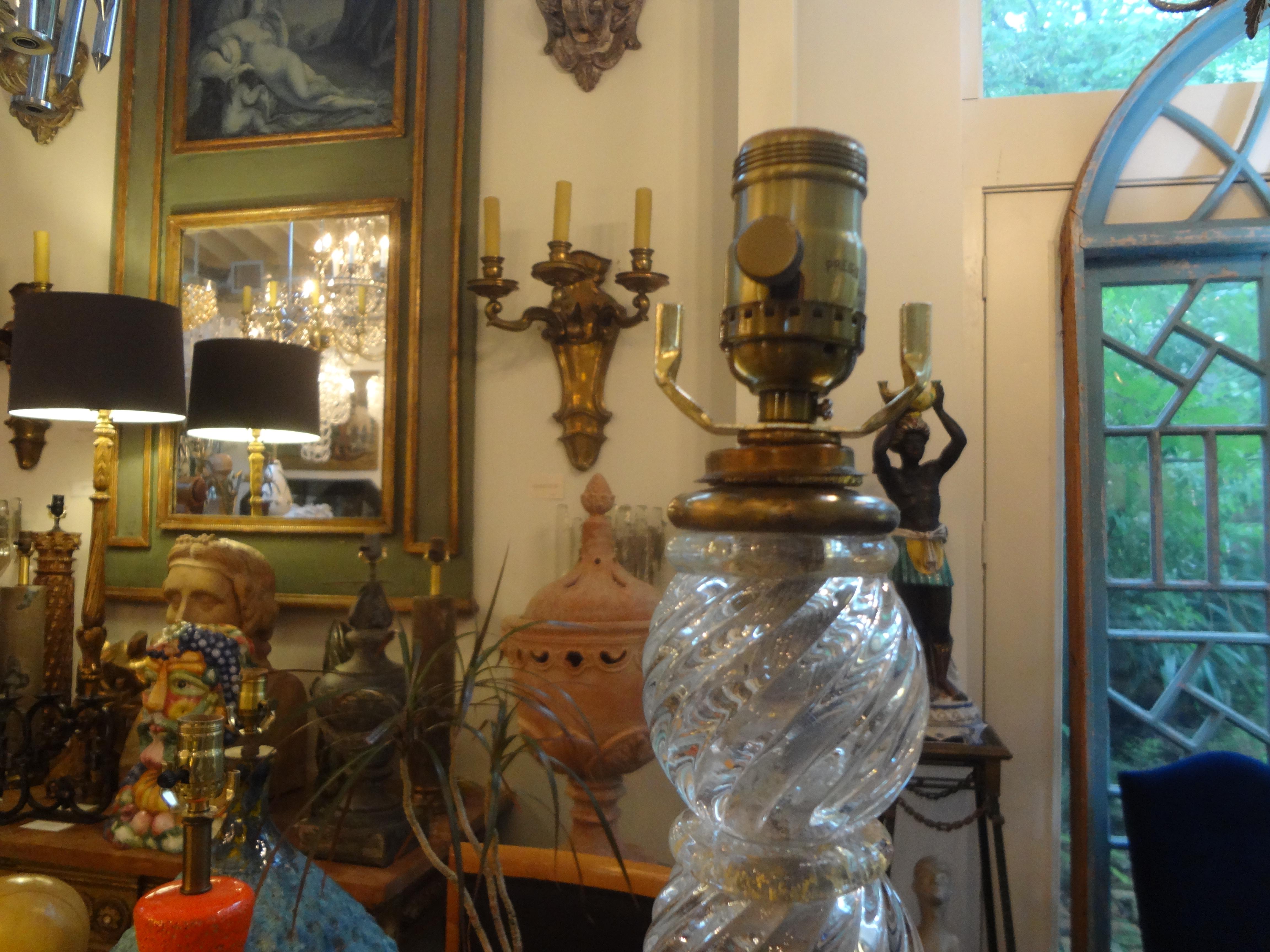 Italian Vintage Murano Glass Floor Lamp by Barovier For Sale
