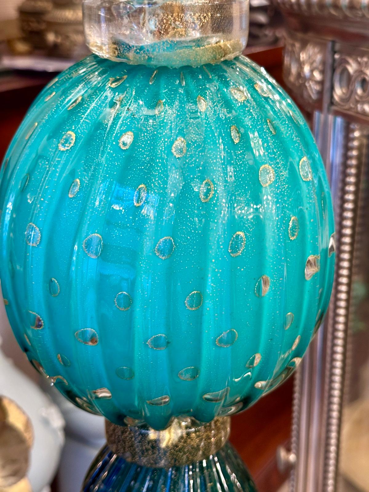 Lampada da terra in vetro di Murano vintage in vendita 1