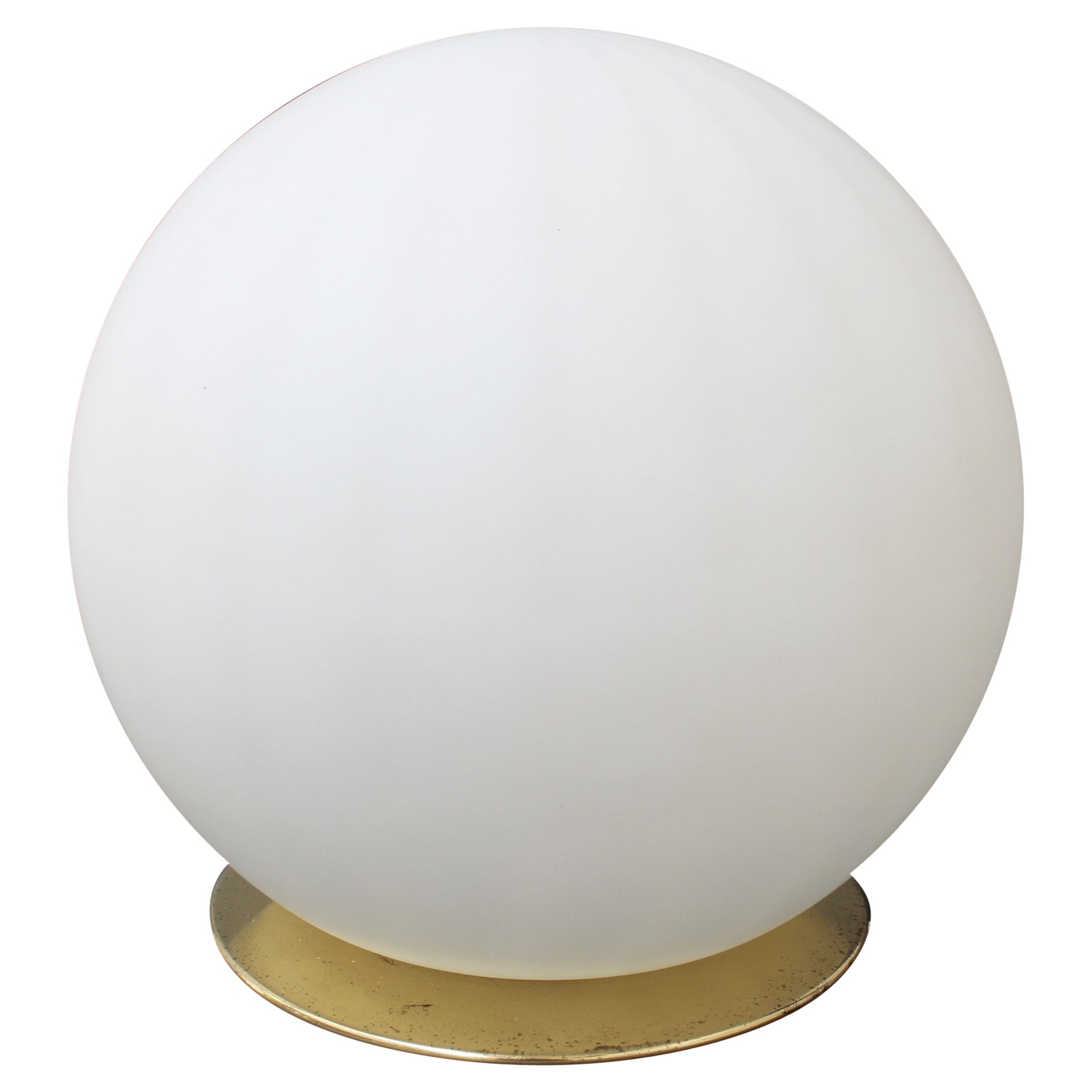Vintage Murano Glass Globe Table Lamp 'circa 1970s'