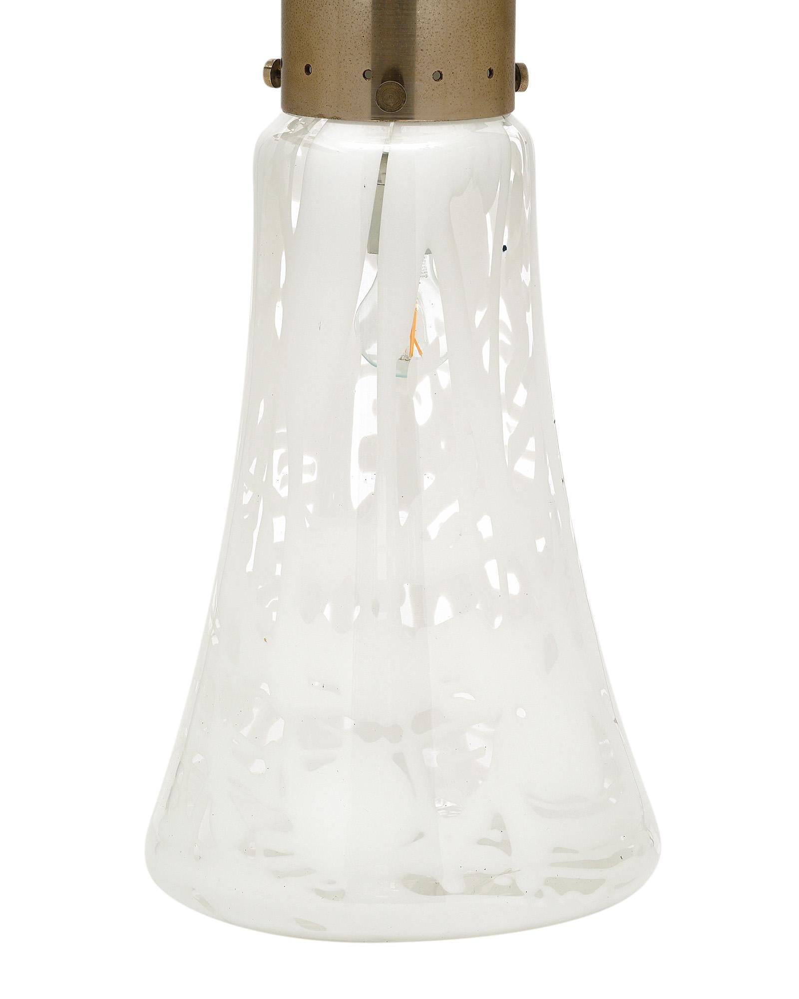 Fin du 20e siècle Lampe vintage en verre de Murano par Carlo Nason en vente