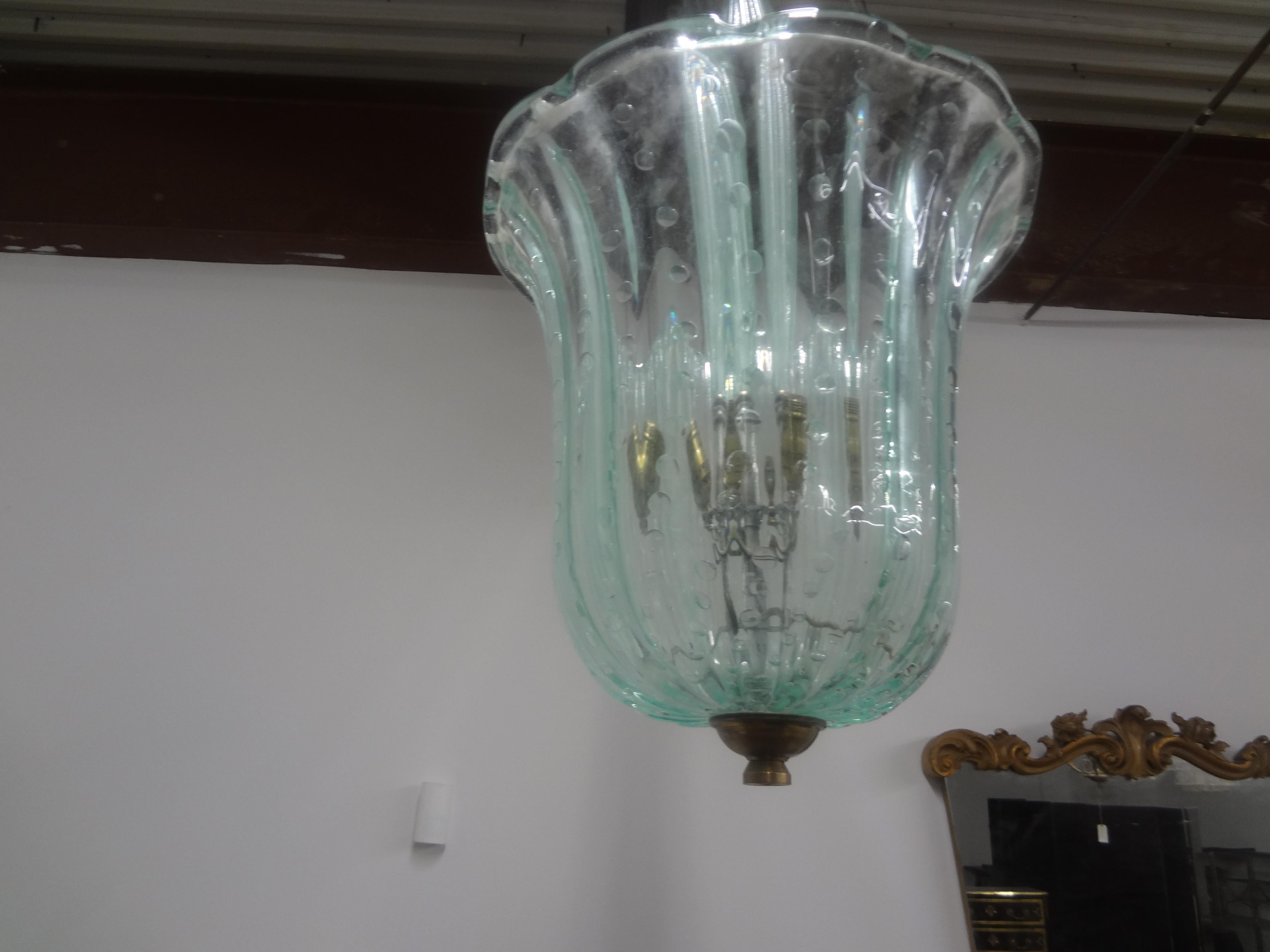 Vintage Murano Glass Lantern By Barovier & Toso For Sale 1