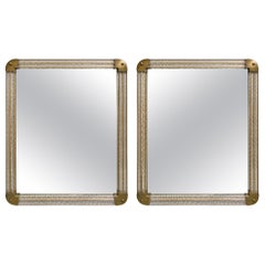 Vintage Murano Glass Mirrors by Fuga