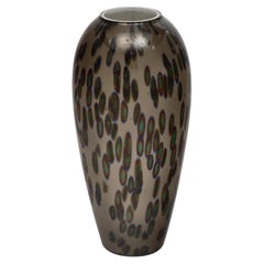 Vaso di Murano in vetro vintage, soffiato a mano, Italia, 1970