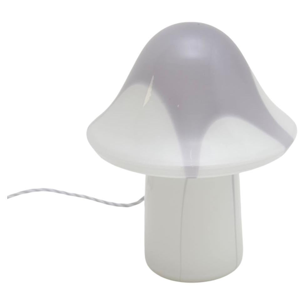 Vintage Murano Glass Mushroom Lamp by Peil and Putzler For Sale