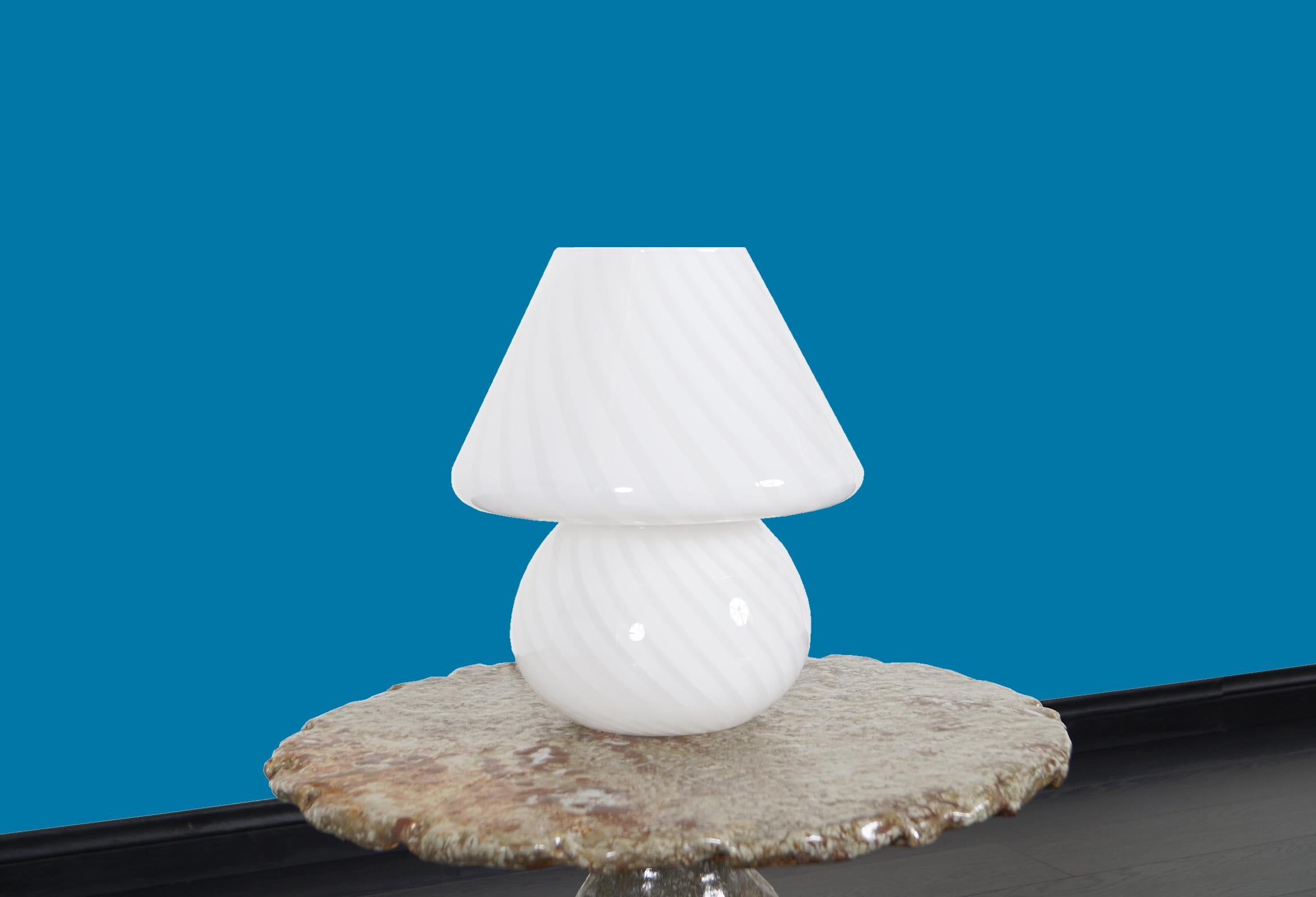 mushroom lamp vintage