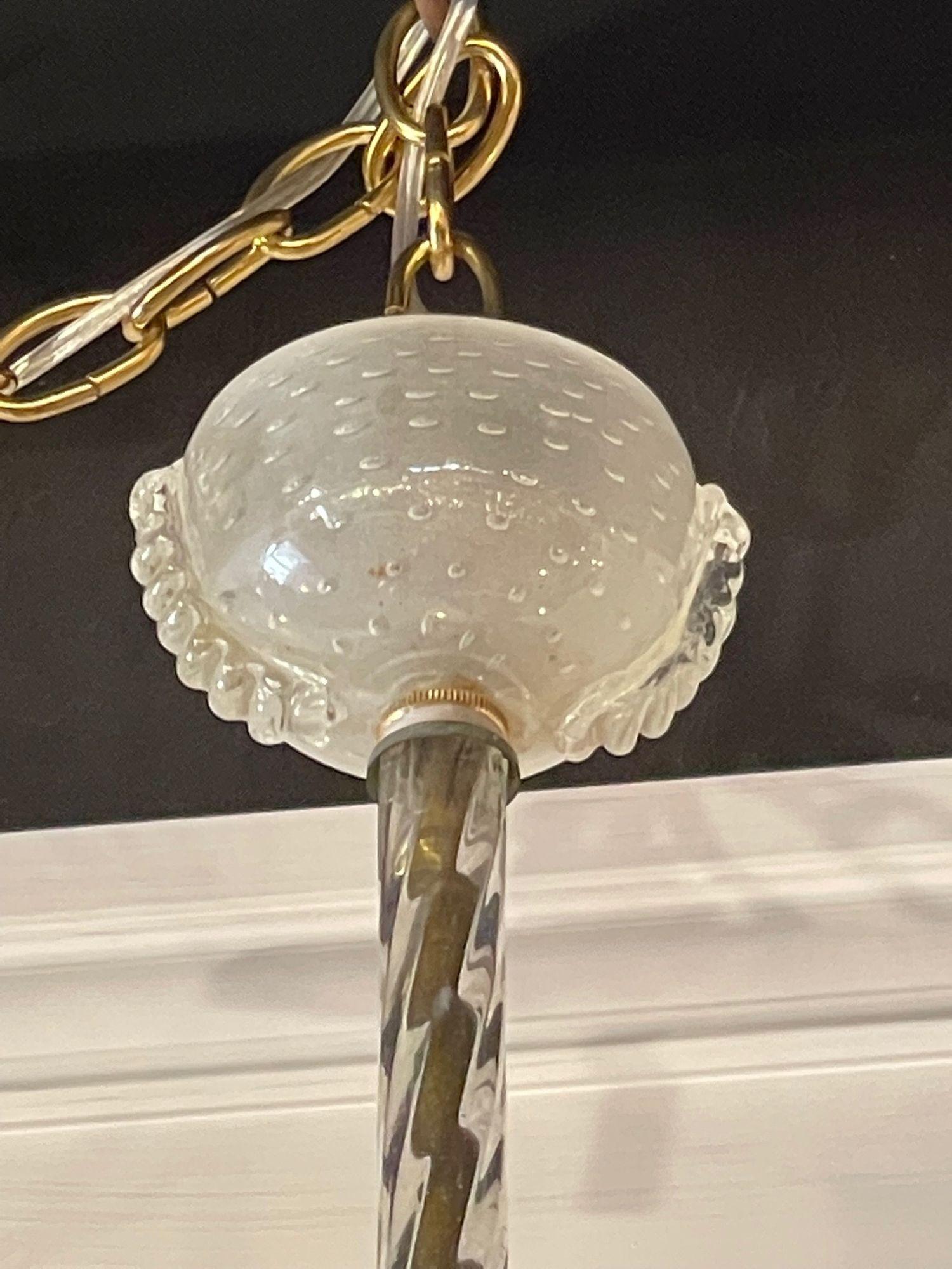 Vintage Murano Glass Pendant For Sale 1