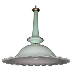 Hängeleuchte aus Murano-Glas von Venini, Italien 1970er Jahre