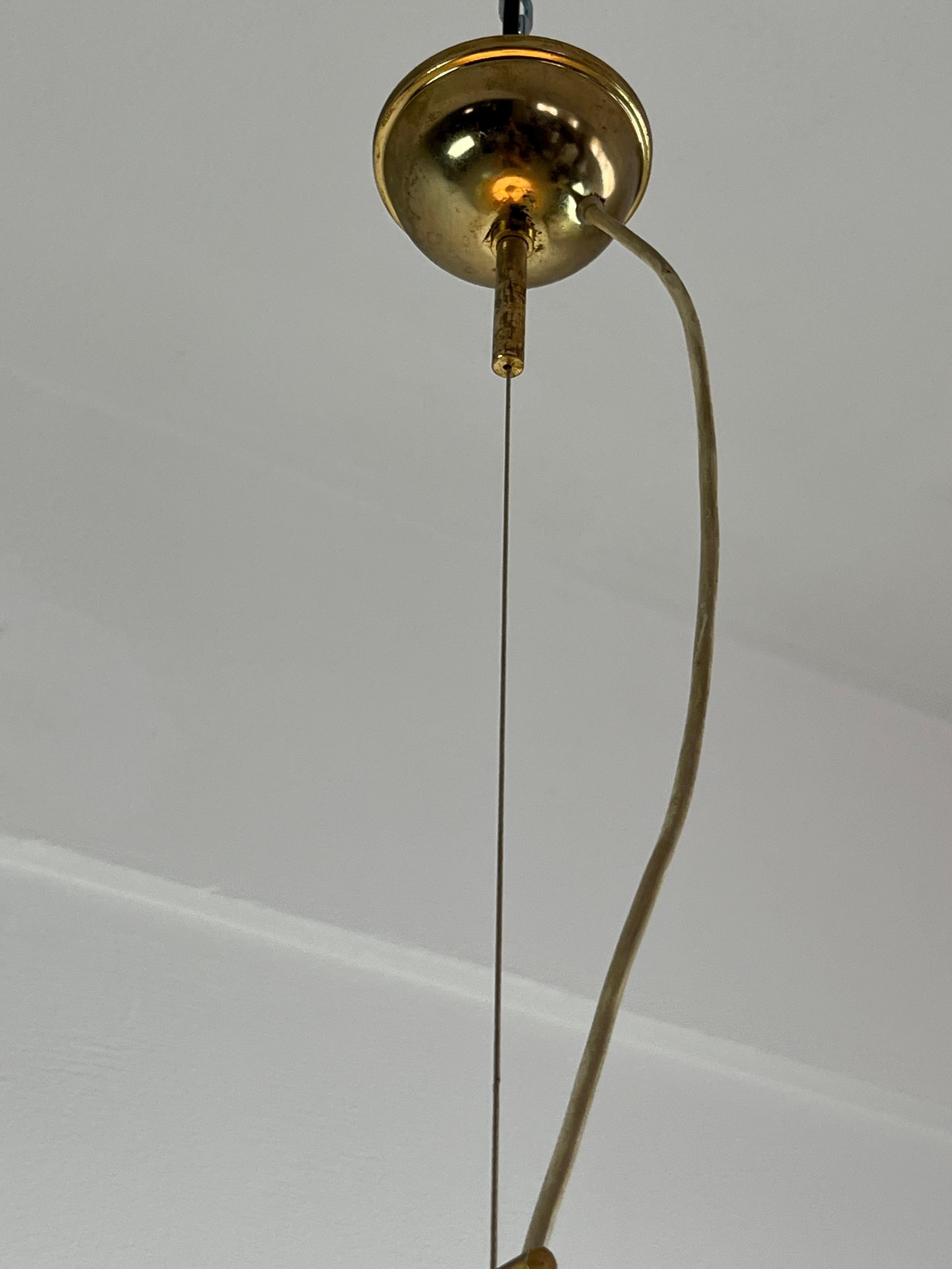 Italian Vintage Murano Glass Pendant Lamp 1970s For Sale 2