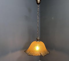 Vintage murano glass pendant light, 1960s