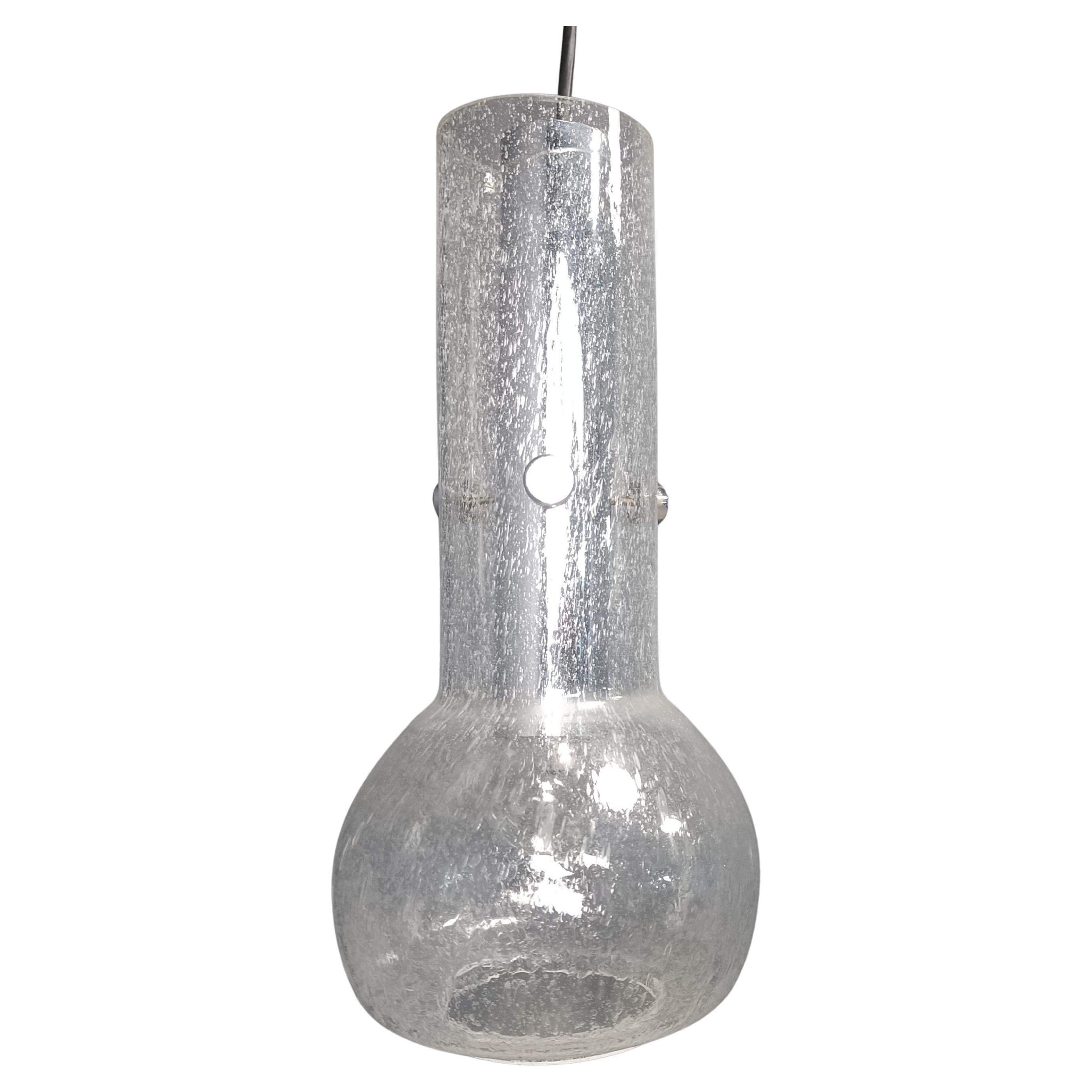 Vintage murano glass pendant light, 1970s