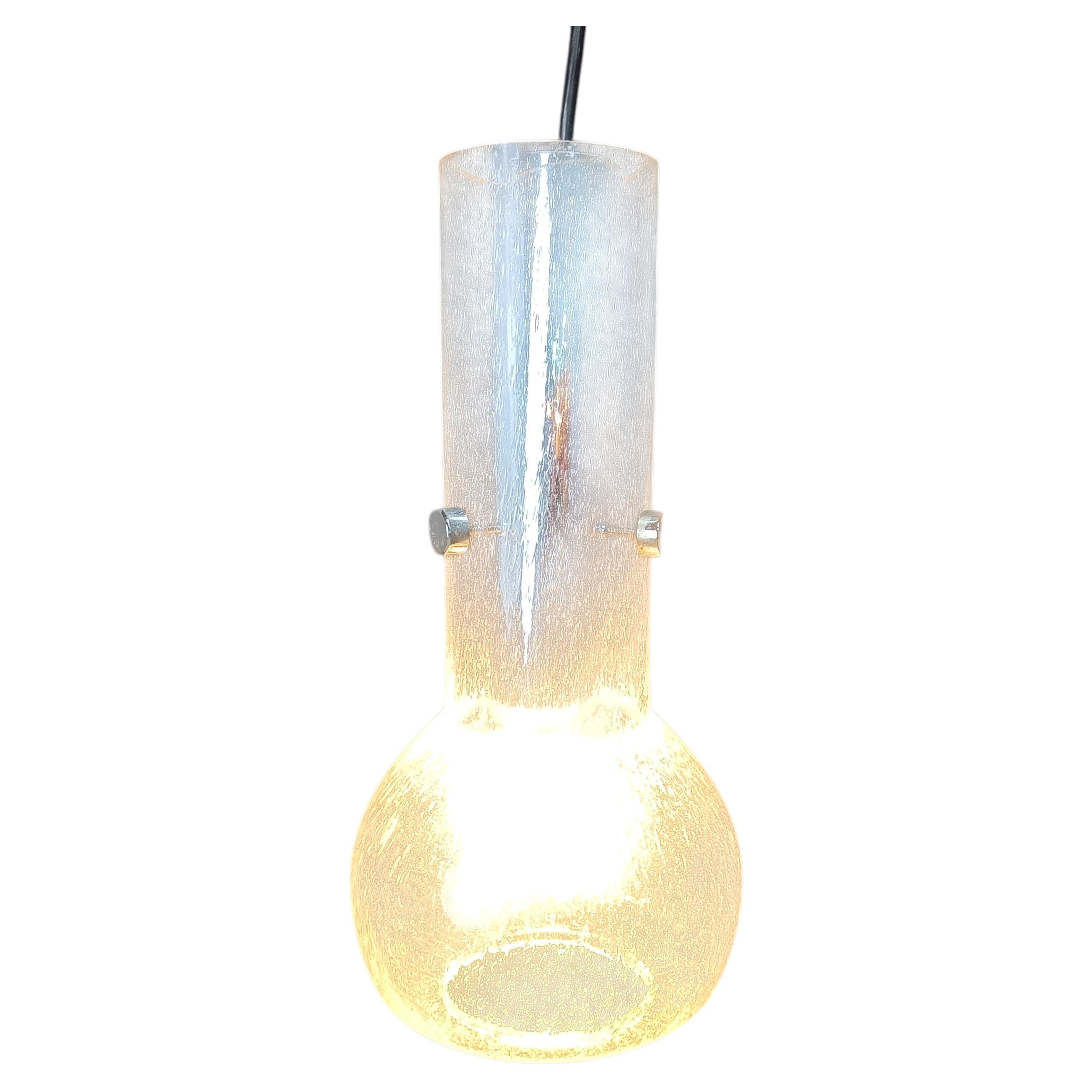 Suspension vintage en verre de Murano, 1970s