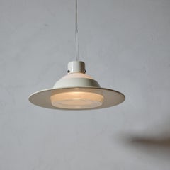 Vintage Murano Glass Pendant Light, Adjustable Shade, Italian 1960s