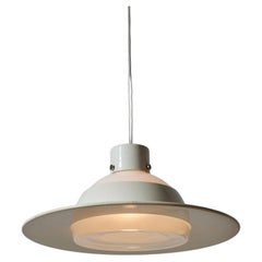 Vintage Murano Glass Pendant Light, Adjustable Shade, Italian 1960s