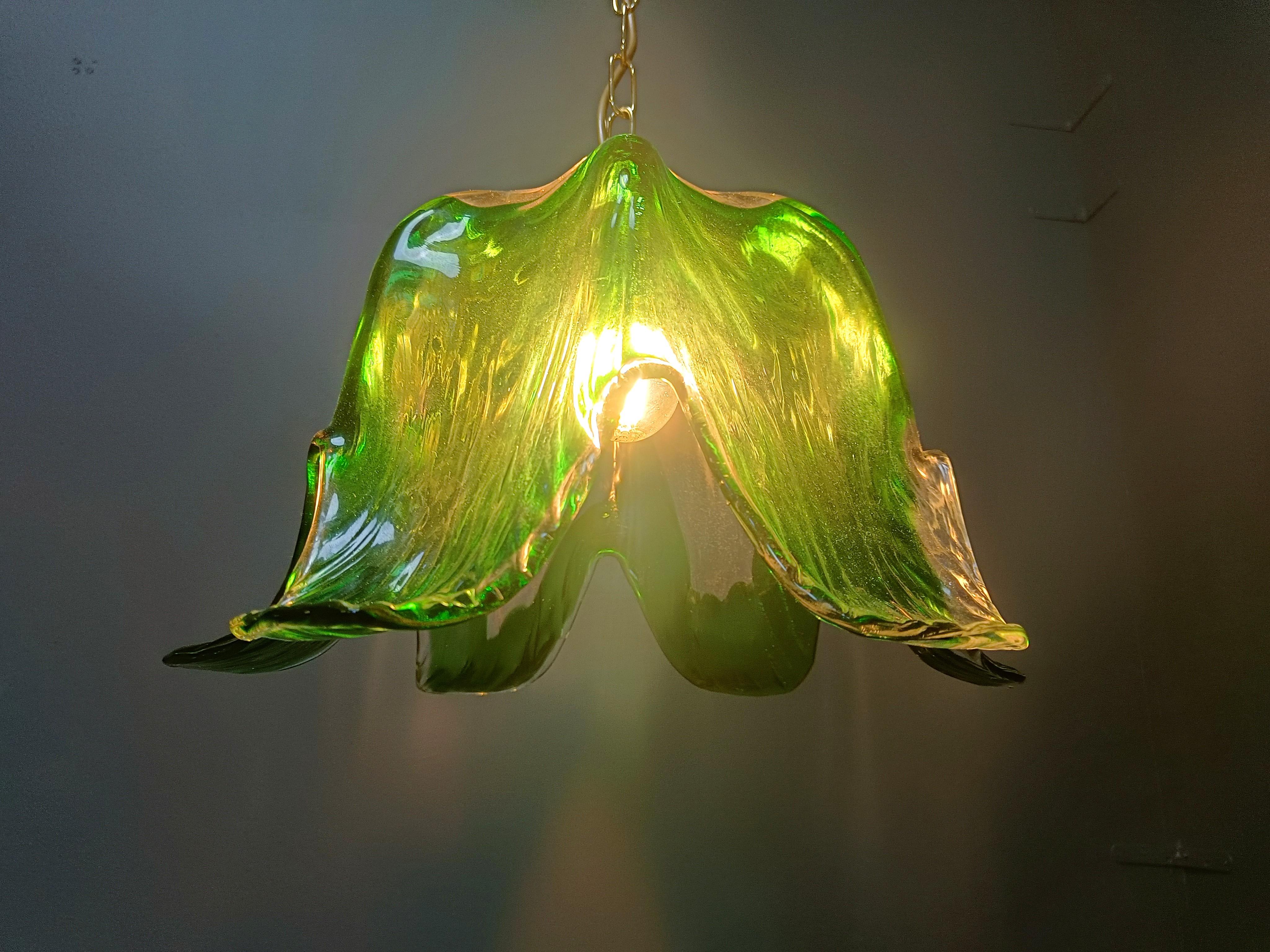 Mid-Century moderno Lampada a sospensione in vetro di Murano vintage, per Mazzega Murano, anni '60 in vendita