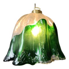 Vintage murano glass pendant light, for Mazzega, 1960s