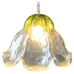 Vintage murano glass pendant light, for Mazzega, 1960s
