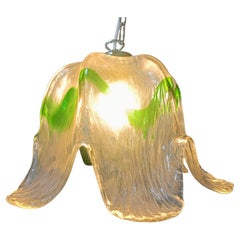 Vintage murano glass pendant light, for Mazzega, 1960s