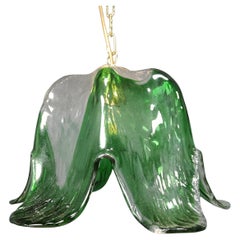 Vintage murano glass pendant light, for Mazzega, 1960s