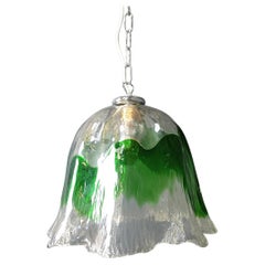 Vintage murano glass pendant light, for Mazzega, 1960s