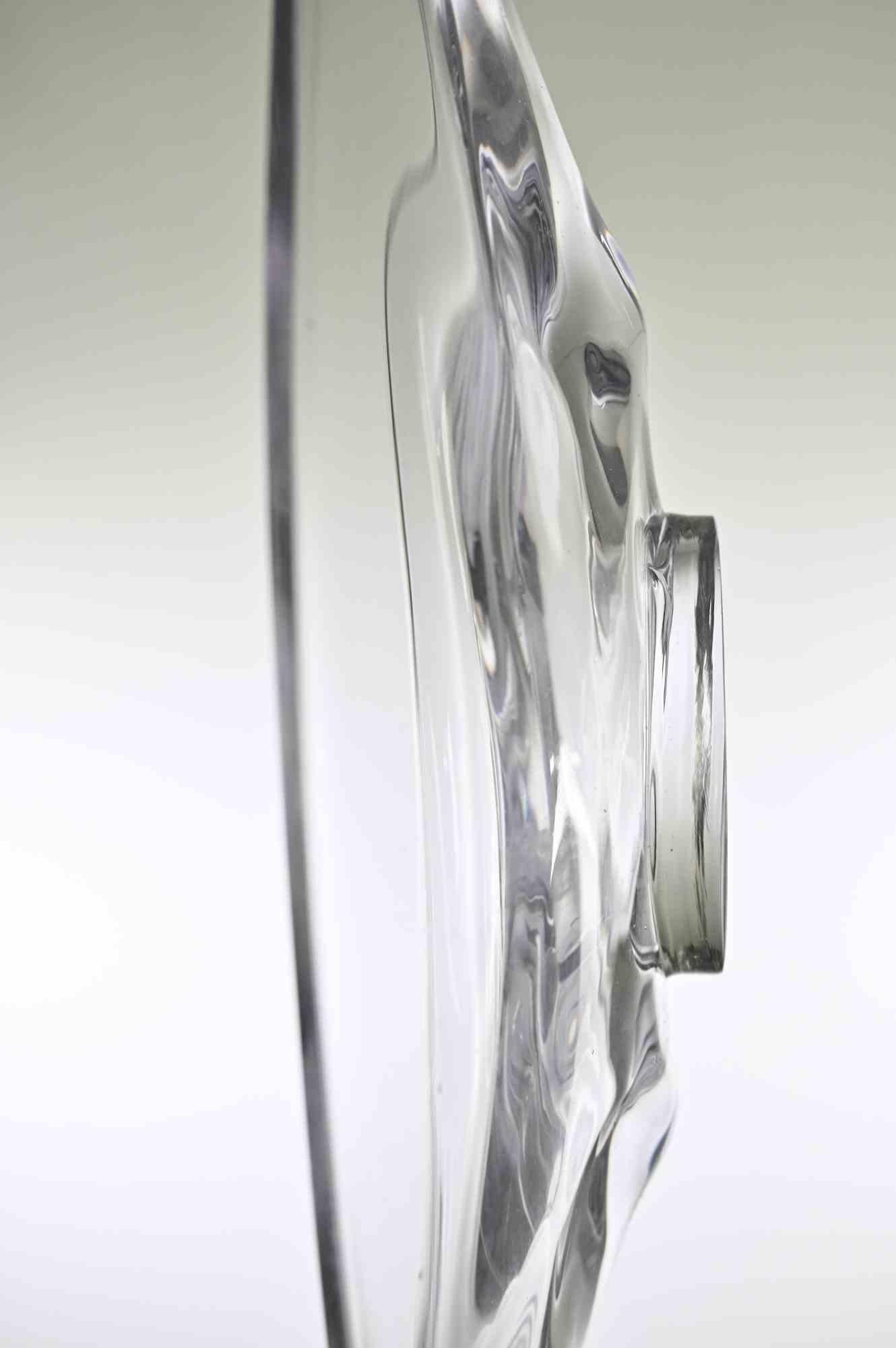 Plato vintage de cristal de Murano, años 70 en Bueno estado para la venta en Roma, IT
