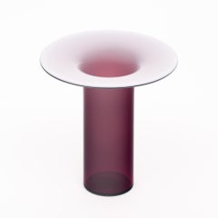 Vintage Murano Glass Purple Vase