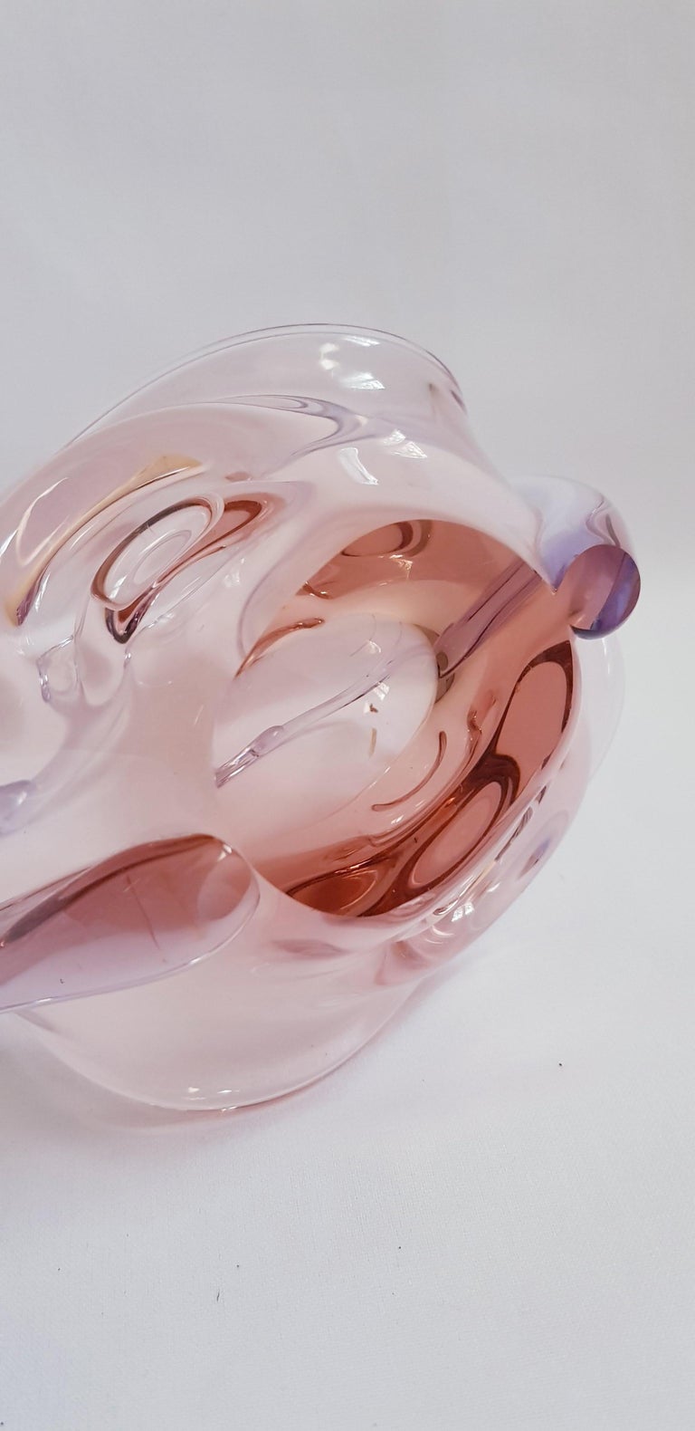 Vintage Murano Glass Somerso Baschet For Sale at 1stDibs