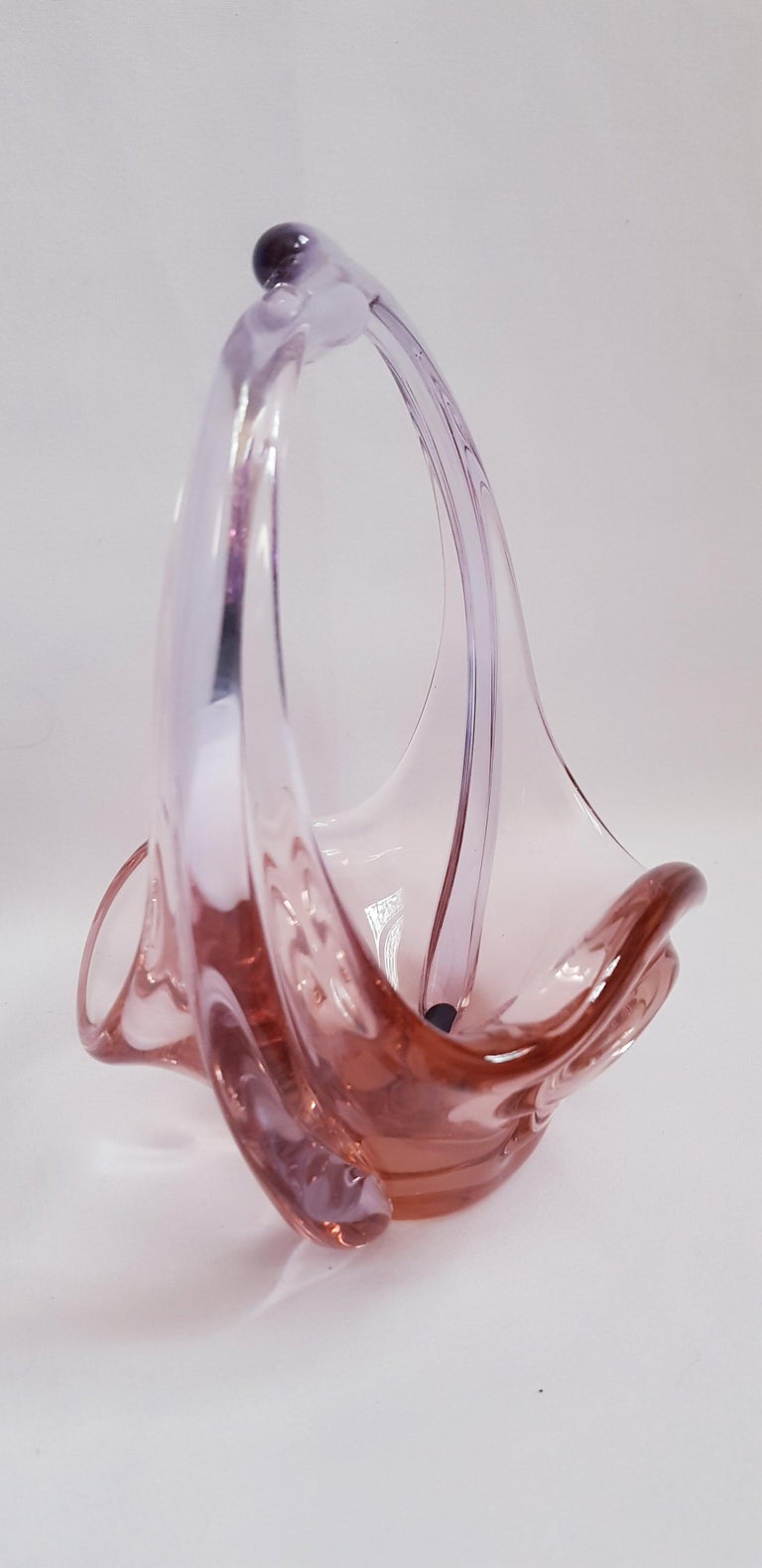 Vintage Murano Glass Somerso Baschet For Sale at 1stDibs