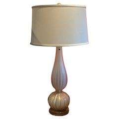 Vintage Murano Glass Sommerso Table Lamp