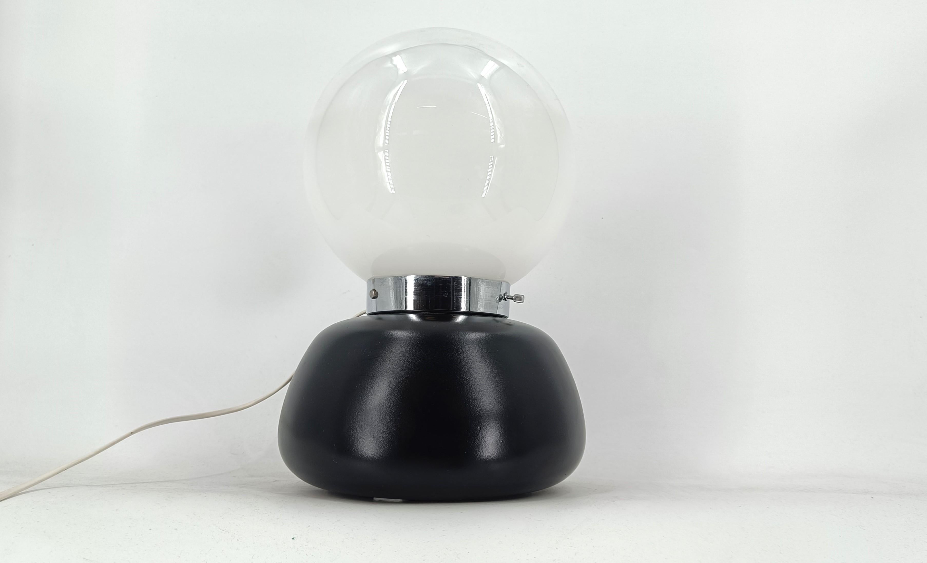 italien Lampe de table vintage en verre Murano par Mazzega Murano, 1960s en vente