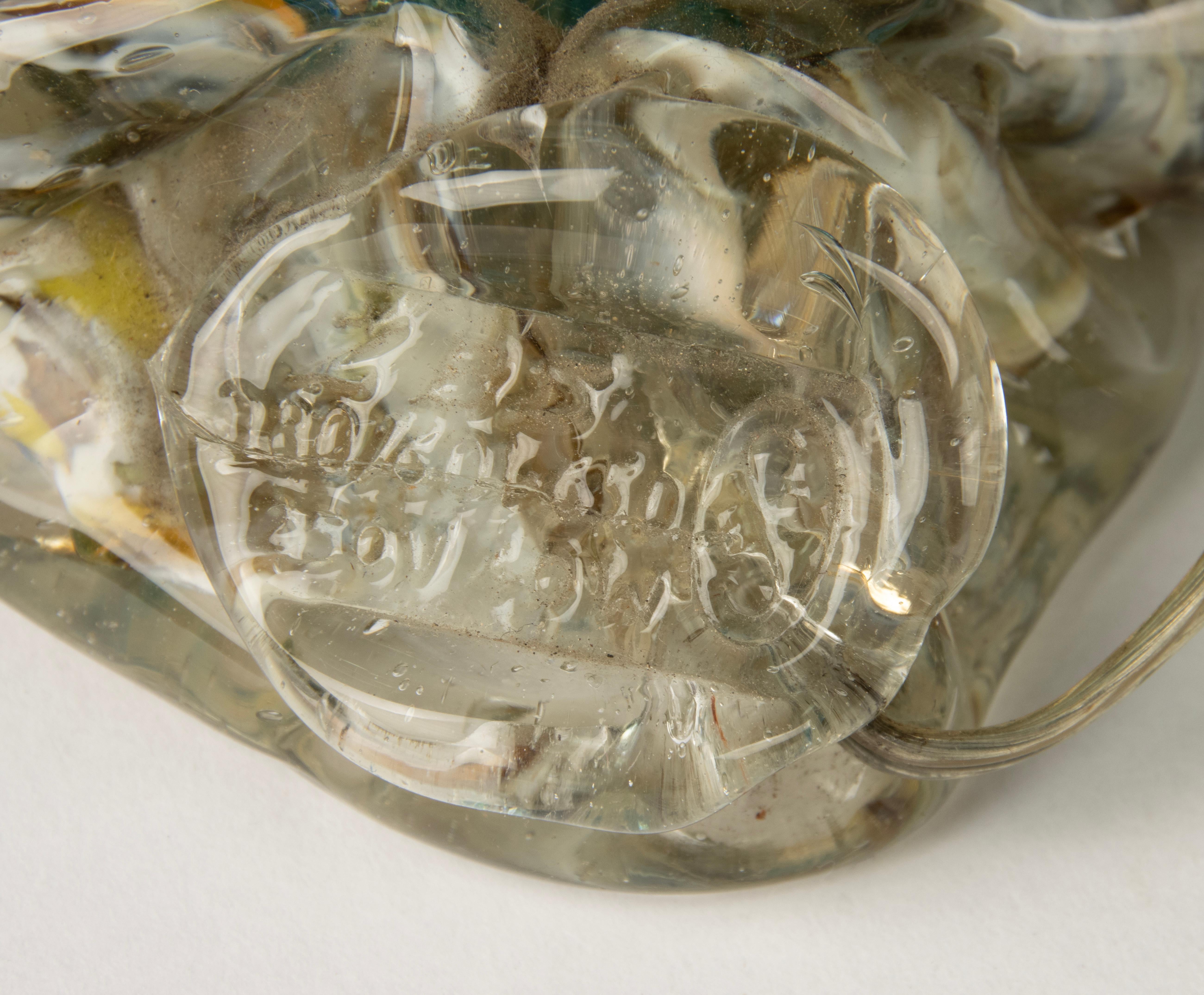 Lampe de bureau vintage en verre de Murano - poisson doré - années 1960 en vente 4