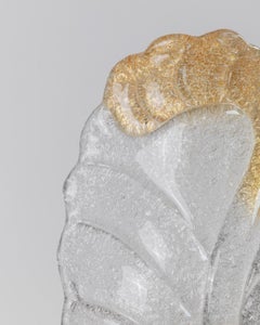 Lampe de table vintage en verre de Murano Italie, années 1980