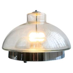 Vintage Murano Glass Table Lamp, Space Age Era, Nason Mazzega Style